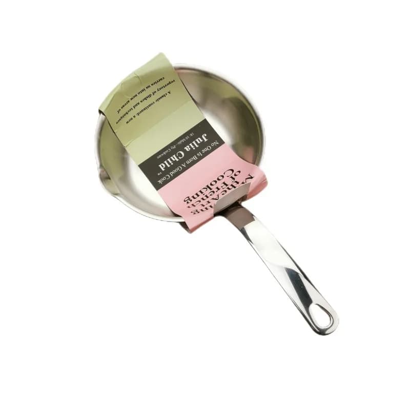 Mini poêle à frire en acier inoxydable 304, petite cuisinière à Induction spéciale, antiadhésive, pour éclaboussures d'huile chaude, petite poêle de 12CM