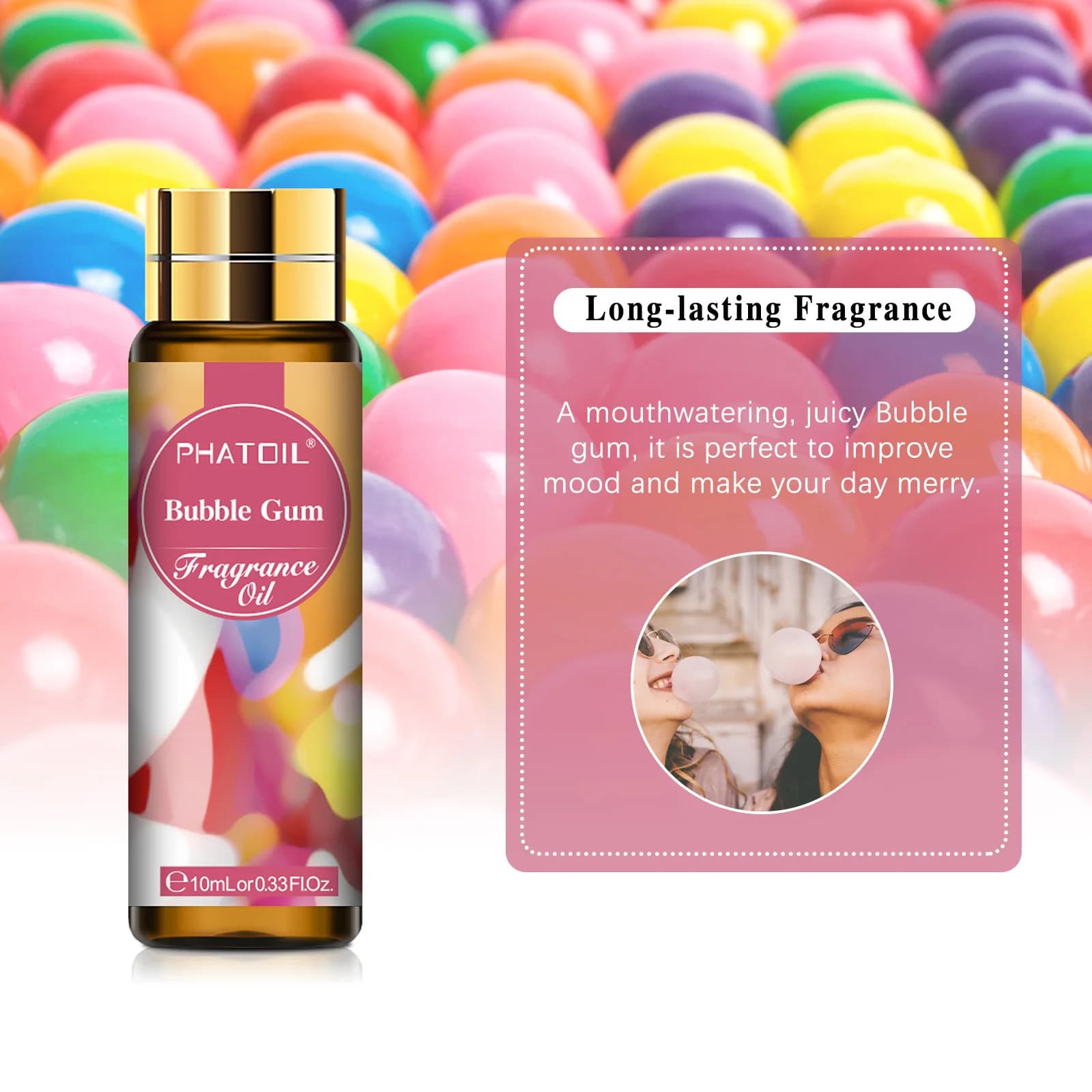 PHATOIL – huile parfumée d'aromathérapie, 10ml, pour la fabrication de bougies, diffuseur, noix de coco et vanille, cerise, fraise, musc blanc, huiles aromatiques