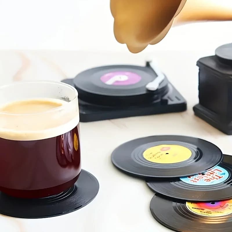 Dessous de verre anti-ald pour disques en vinyle