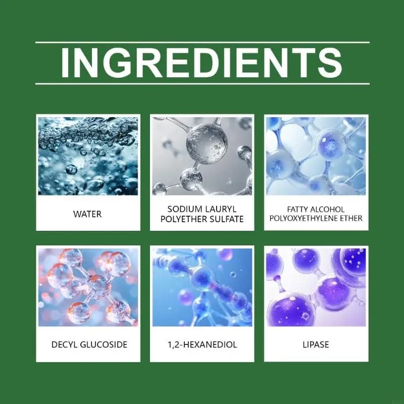 Dissolvant d'huile cuisine, gardez votre cuisine propre, Agent nettoyant, dégraissant cuisine, 300ml, B03E