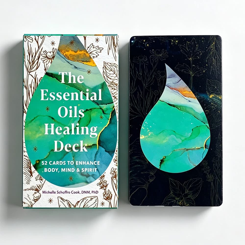 Le jeu de cartes de guérison aux huiles essentielles, 52 cartes Oracle pour améliorer le corps, l'esprit et la spiritualité, parfait pour la guidance spirituelle et les collectionneurs