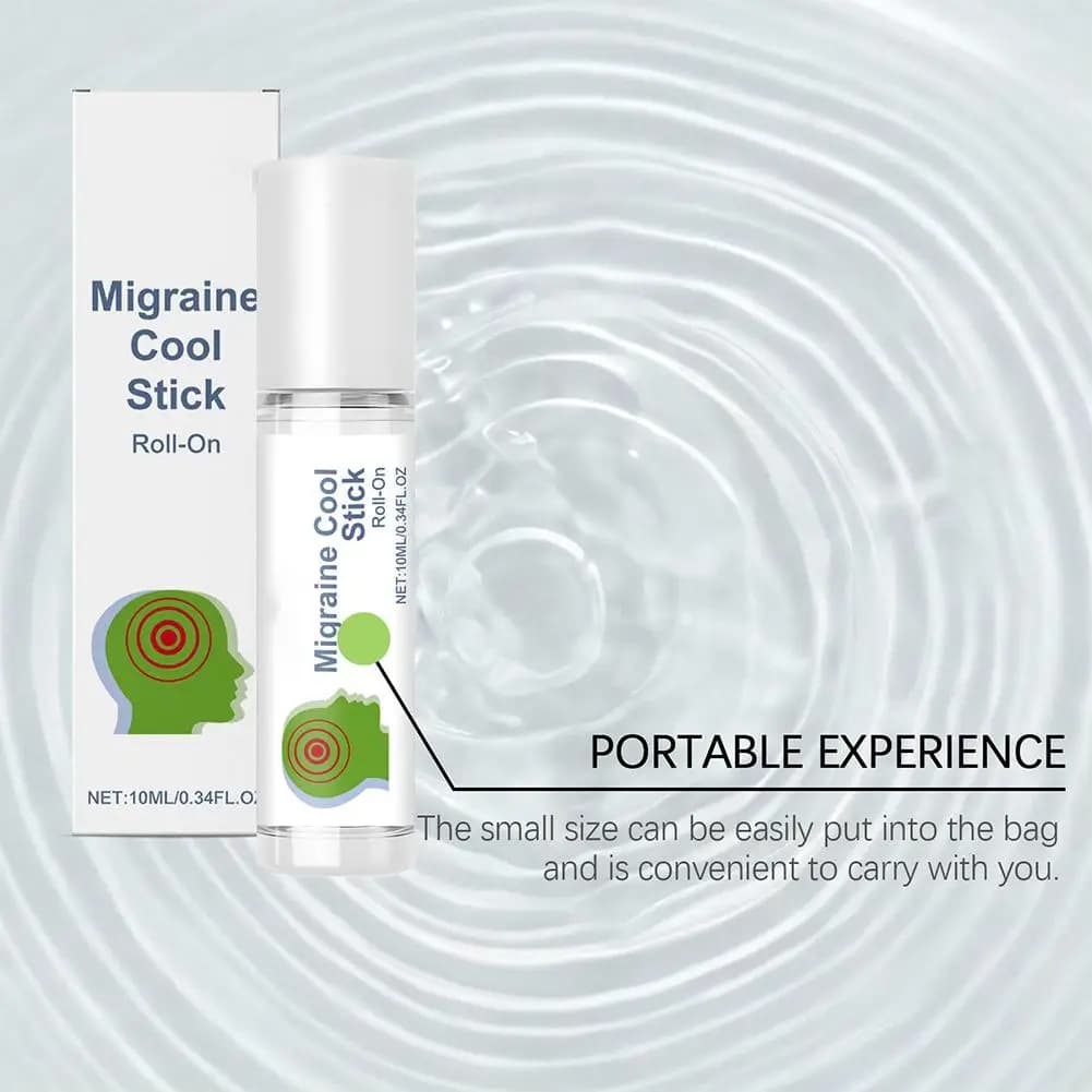 Huile Essentielle de Menthe à Base de Plantes en Roll-on – Soulagement Rapide Tension Tête et Stress – Rafraîchissant et Apaisant Piqûres de Moustiques – Huile Corporelle Portable