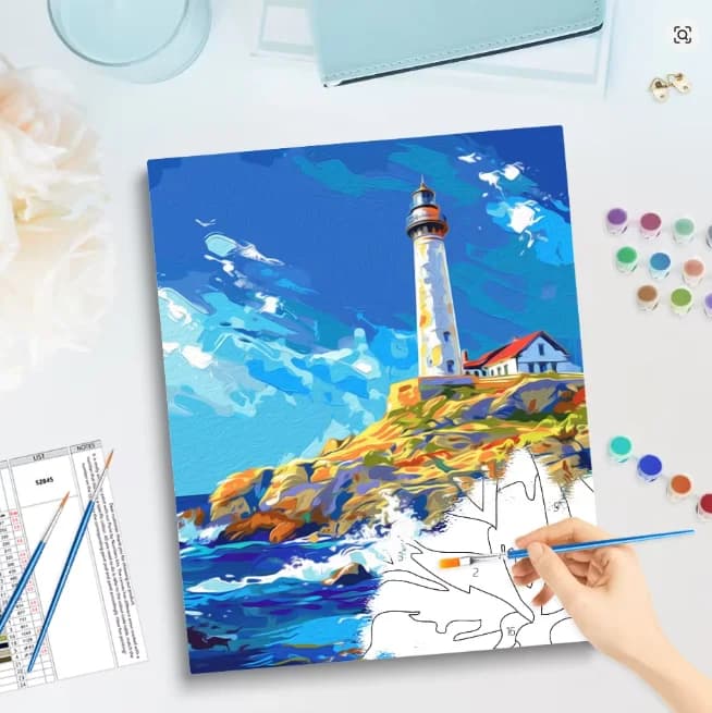 Peinture à l'huile par numéros sur le thème de l'anime The Apothecary Diaries