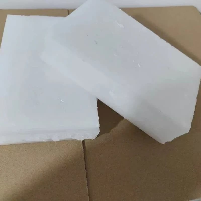 500g 1kg Non. Bloc de paraffine entièrement raffinée 58, semi-transparent, pour polissage de pierres, fabrication artisanale de bougies parfumées DIY