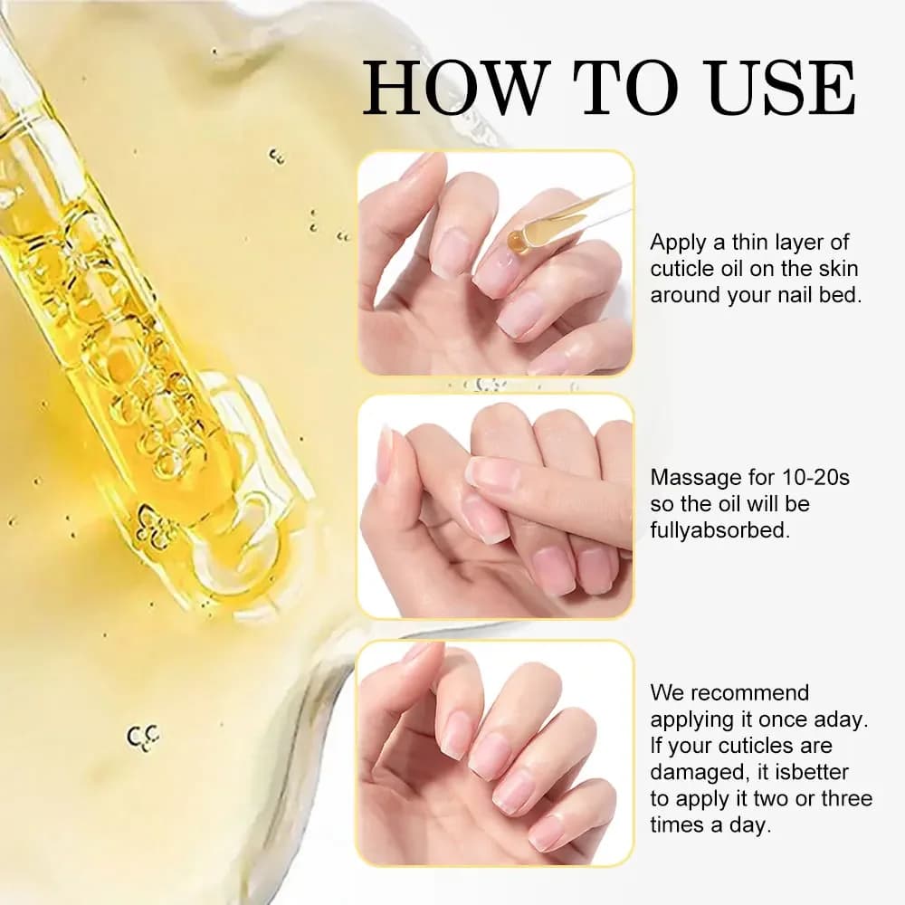 Huile nutritive pour cuticules et ongles, 15ML, réparation nourrissante, soins pour ongles endommagés, traitement à l'huile nutritionnelle, hydrate, renforce et lumineuse pour les ongles