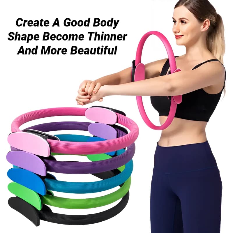 Anneau de Yoga et Pilates pour Femmes et Filles, Entraînement à Domicile, Résistance Élastique, Exercice des Muscles du Plancher Pelvien, Post-partum
