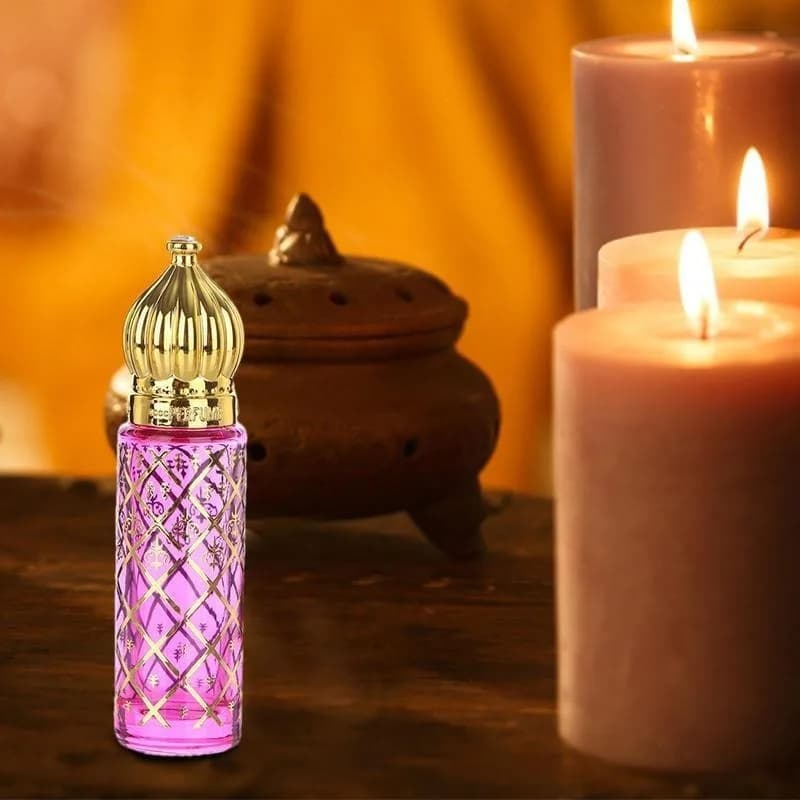 Flacons en verre à bille pour parfum, flacons vides pour huile parfumée bronzante, flacons en verre vides fantaisie, Dubaï