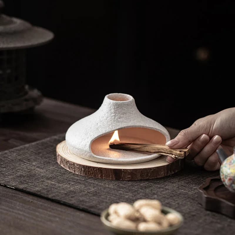 Diffuseur d'arôme en céramique pour cheminée, petit brûleur d'encens, brûleur d'arôme, ornements d'ambiance décoratifs pour la maison