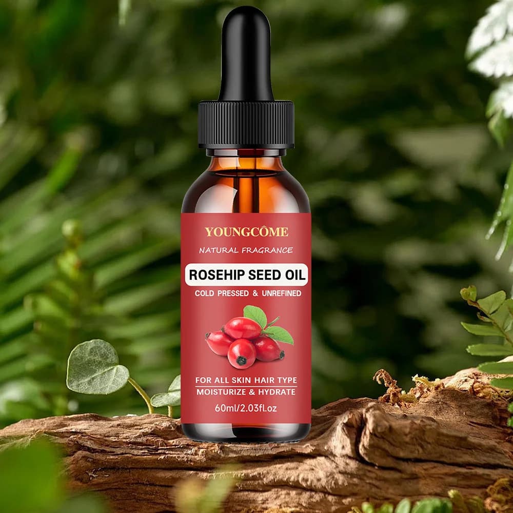 YOUNGCOME – huile de rose musquée cosmétique pour le visage et la peau plus douce et brillante, huile pour le visage, Massage Gua Sha et soins capillaires