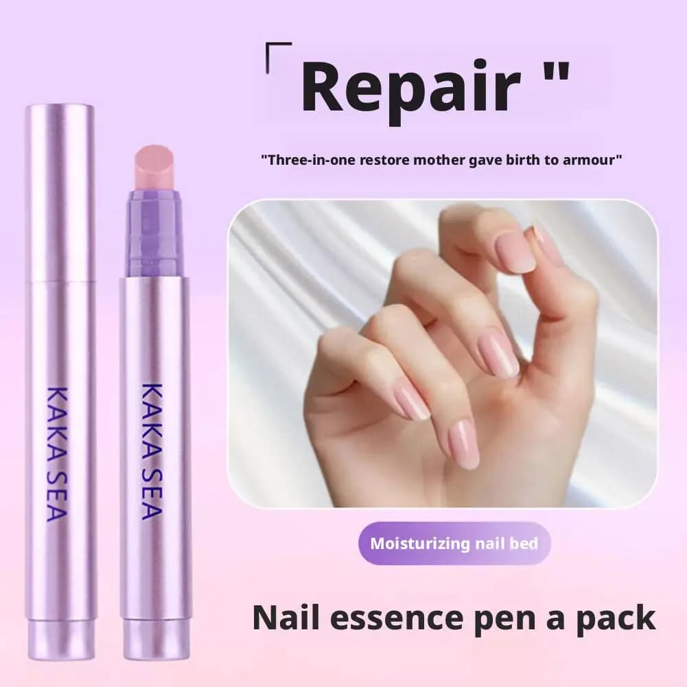 Stylo de soin des ongles 3 en 1, traitement des cuticules, renforcement des ongles, Anti-casse, frisottis, pour ongles sains, naturel, artificiel, Portable, O5S5