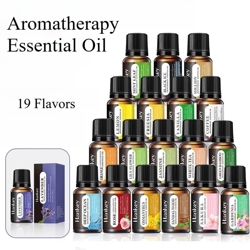 Huiles essentielles pour diffuseur d'arômes, humidificateur d'air, soluble dans l'eau, Orange, lavande, désodorisant, parfum, 20 saveurs, 10ml