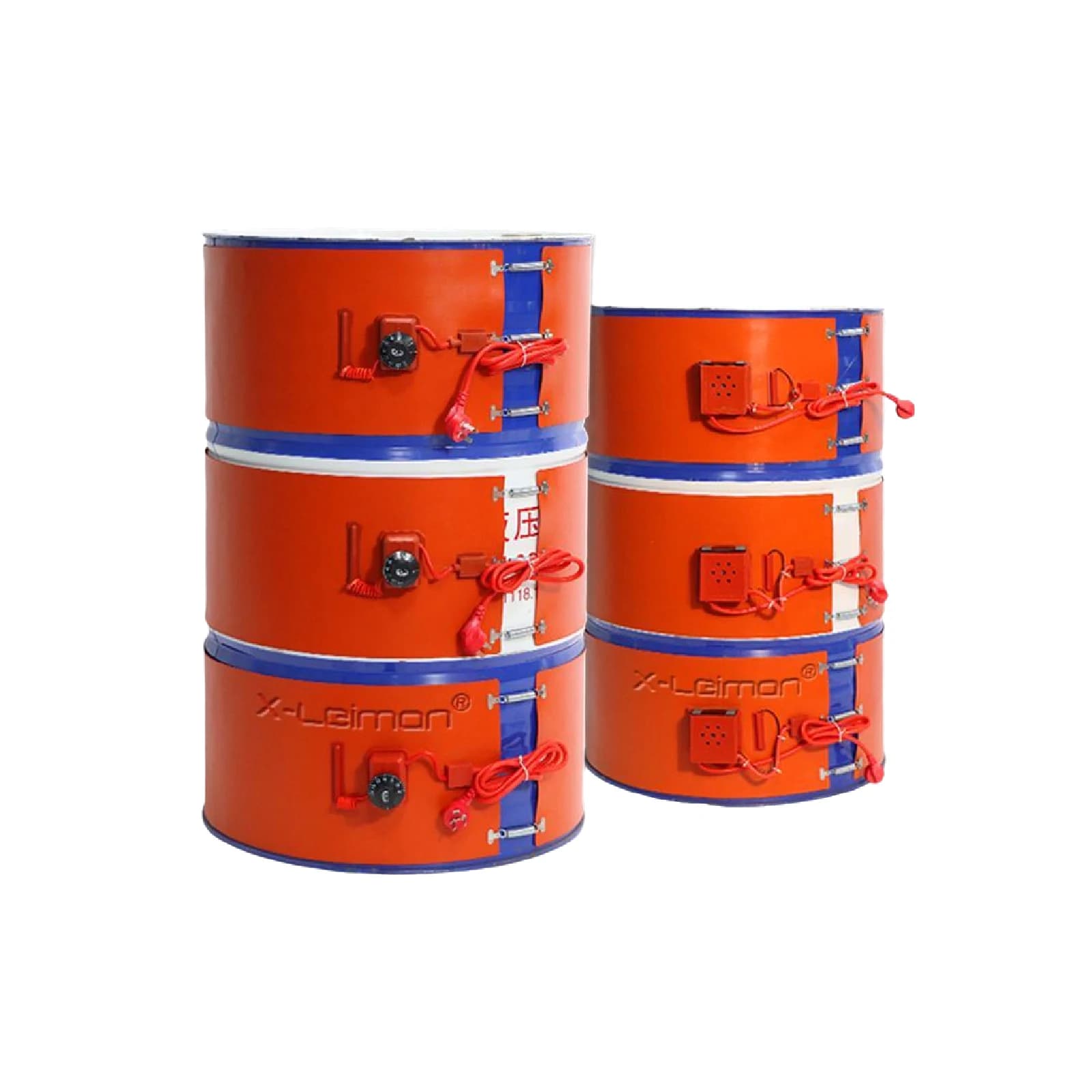 Chauffe-Fût 200L 2000W Bande Chauffante en Silicone avec Thermostat 220V Pour Huile Industrielle Viscosité Réglable Produits Chimiques