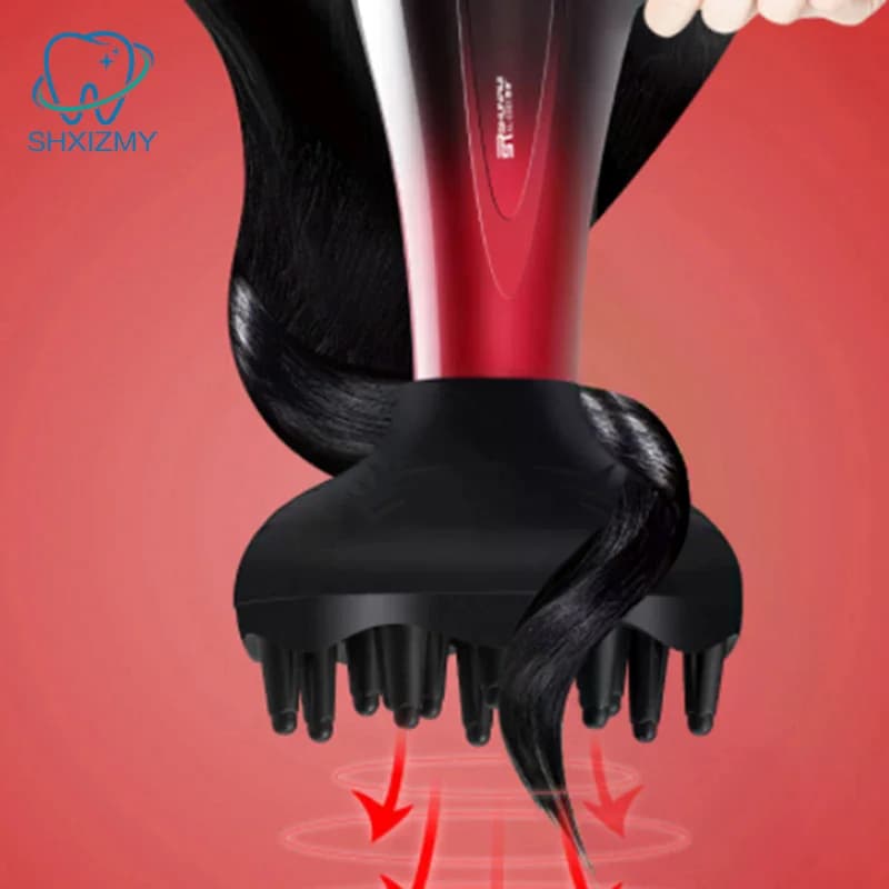 Diffuseur de cheveux professionnel 1 pièce, séchoir à boucles universel, outil de coiffure pour salon, noir