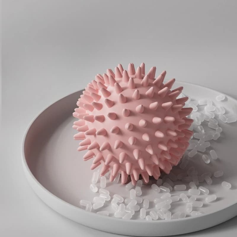 Balle de massage fasciale portable pour la récupération musculaire, le fitness, le yoga, la libération des points de pression, la relaxation myofasciale et le soulagement des douleurs corporelles.