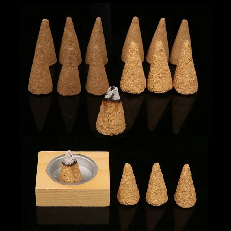 Palo Santo cônes d'encens original fait à la main parfum de maison Yoga méditation tours