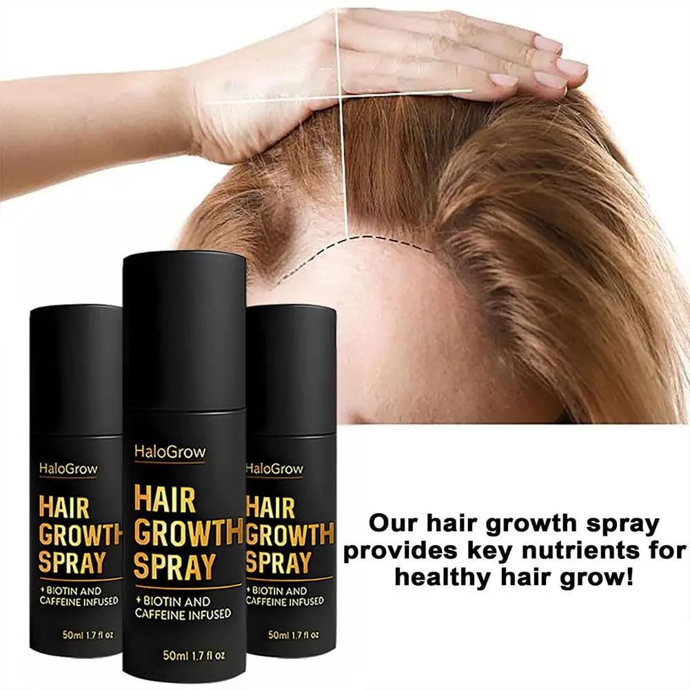 Sérum de croissance capillaire Halogrow – Spray stimulant la pousse des cheveux