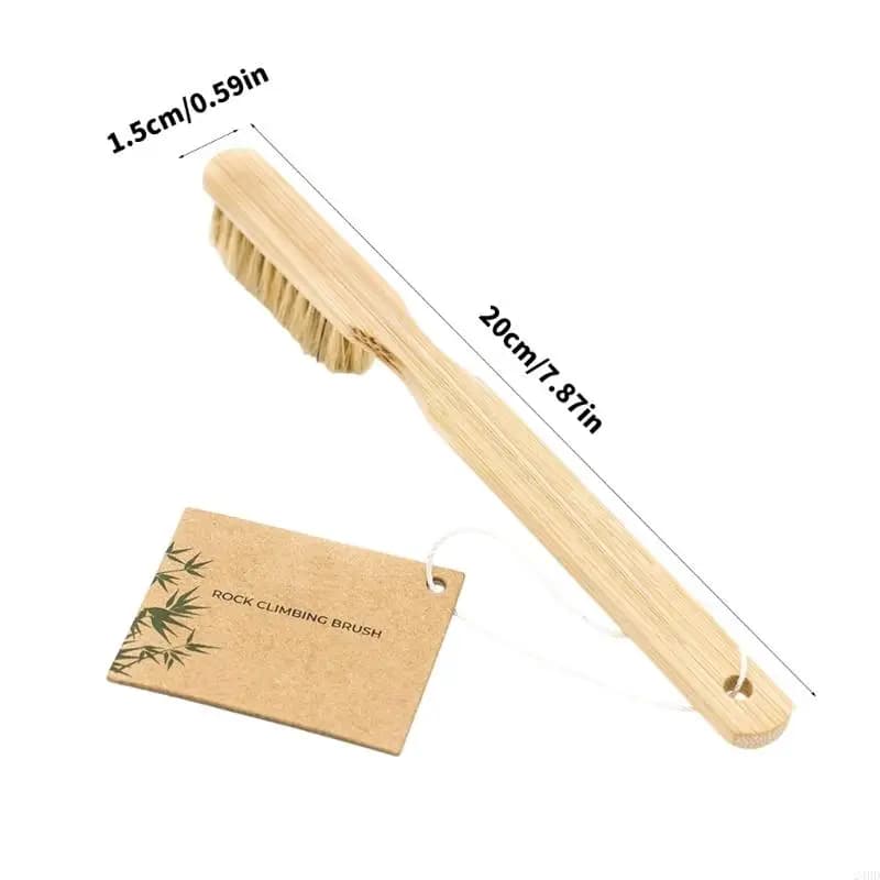 Brosse nettoyage pour l poils manche en bois avec trou pour cordon pour mur d'entraînement