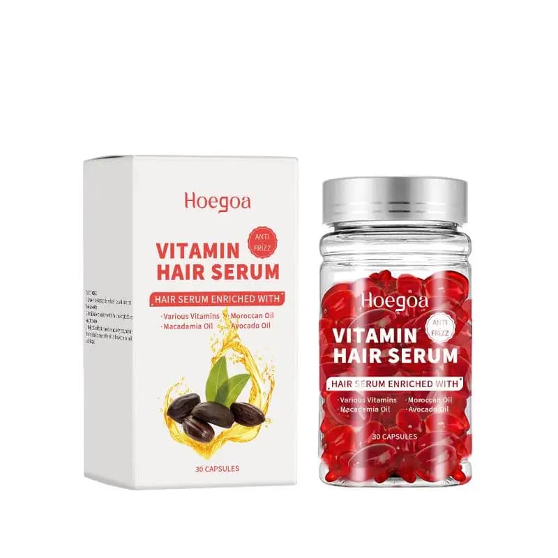Capsules de sérum capillaire vitaminé : favorise la repousse