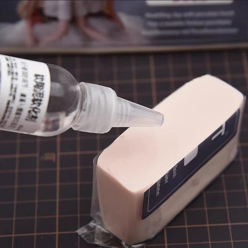 Adoucisseur d'argile polymère 30ml, mélange d'argile, huile plus fine pour augmenter la viscosité, modèle de poupée à main, matériau de processus de Surface lisse