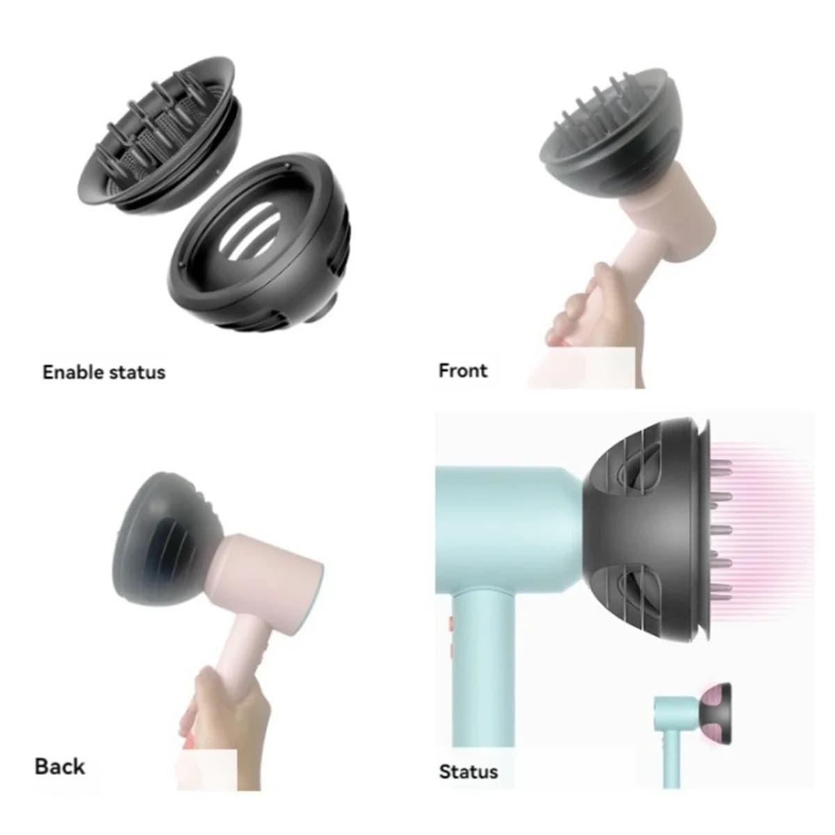 Diffuseur de cheveux Wave + Curl pour Dyson, sèche-cheveux à usage touristique, HD01,HD02, HD03,HD04,HD07,HD08,HD15, HD16, neuf