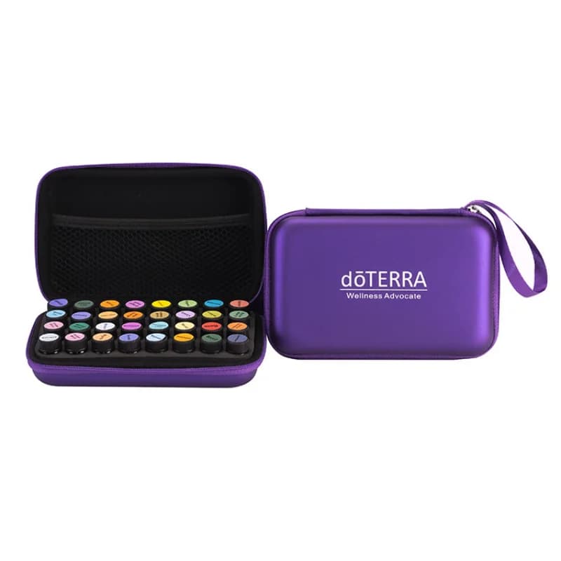 Mallette de rangement d'huiles essentielles pour DoTERRA, 32 emplacements, sac de rangement de bouteilles d'huile essentielle de 1 à 3ML, organisateur suspendu de parfum de voyage