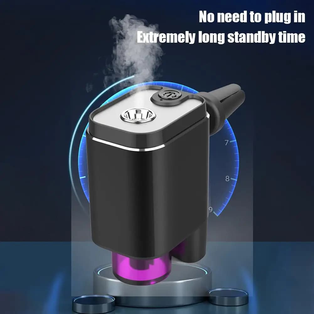 Humidificateur d'air automatique universel, désodorisant à brume, diffuseur d'aromathérapie pour voiture intelligente avec trois intérieurs de voiture réglables
