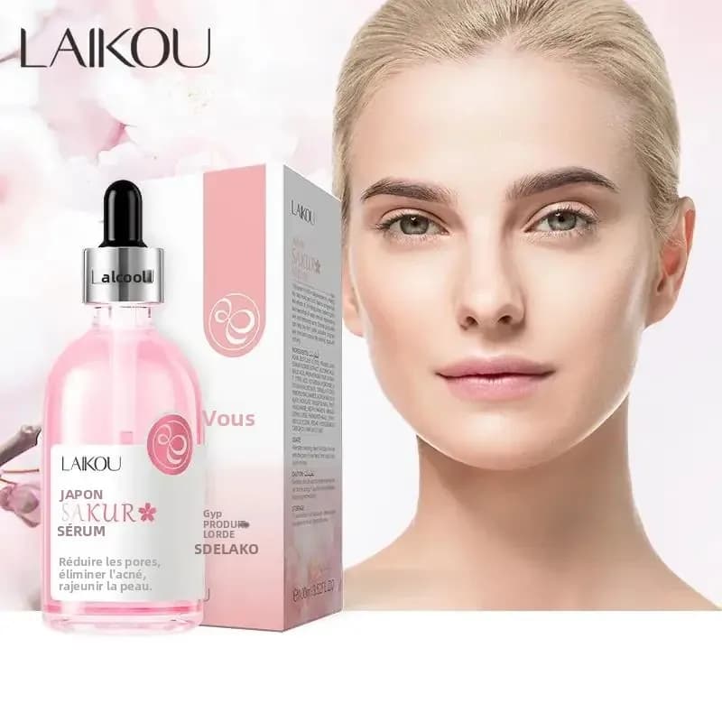 Sérum visage Anti-âge suisse 100ml VC Niacinamide acide hyaluronique de rose musquée extrait de myrtille pour éclaircir et hydrater la peau
