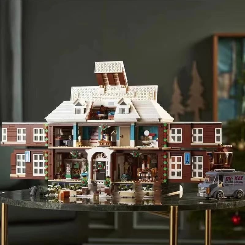 3955 pièces de blocs de construction pour enfants, modèle maison familiale, jouets éducatifs, cadeau d'anniversaire et de Noël