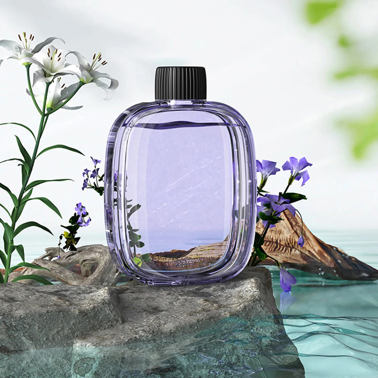 Château essentiel pur et naturel, diffuseur d'arômes, humidificateur d'air, aromathérapie, huile parfumée, désodorisant pour voiture, air frais, 50ml