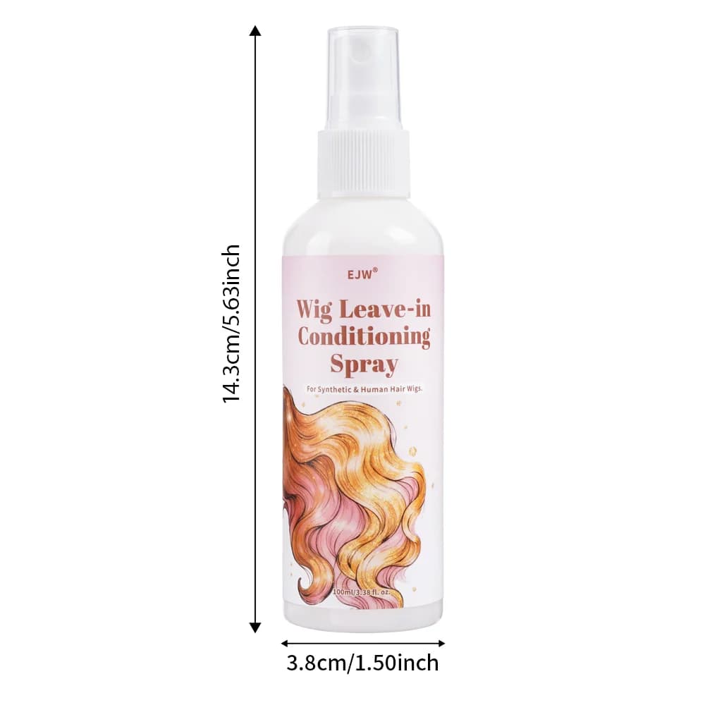 Huile capillaire en spray pour perruques, hydrate et lisse, anti-frisottis, facilite le peignage, prolonge la durée de vie des perruques, parfum longue durée 48H.