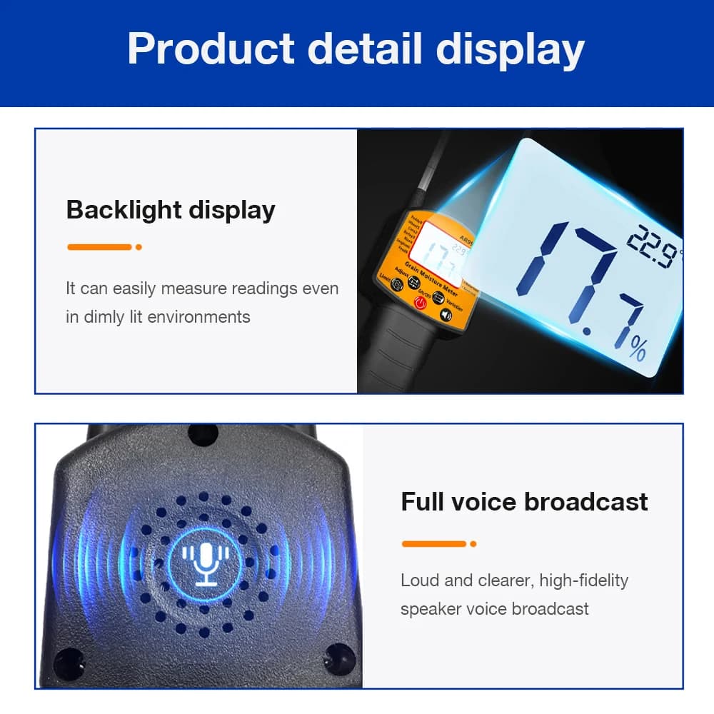 Humidimètre numérique LCD AR991