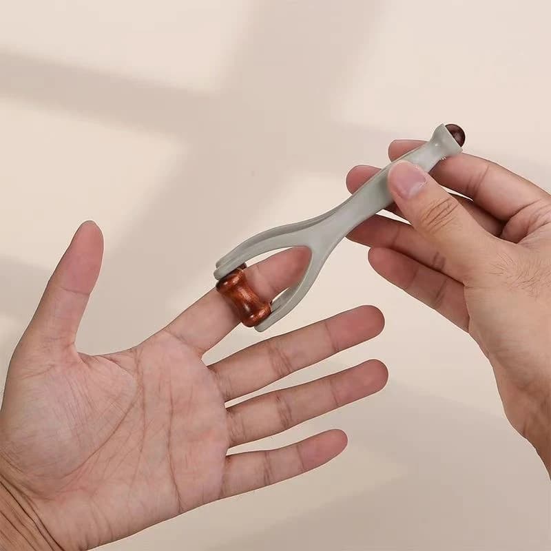 Masseur de doigts à double rangée de rouleaux, facile à utiliser, soulage la fatigue des doigts, favorise la circulation sanguine, masseur de doigts portable