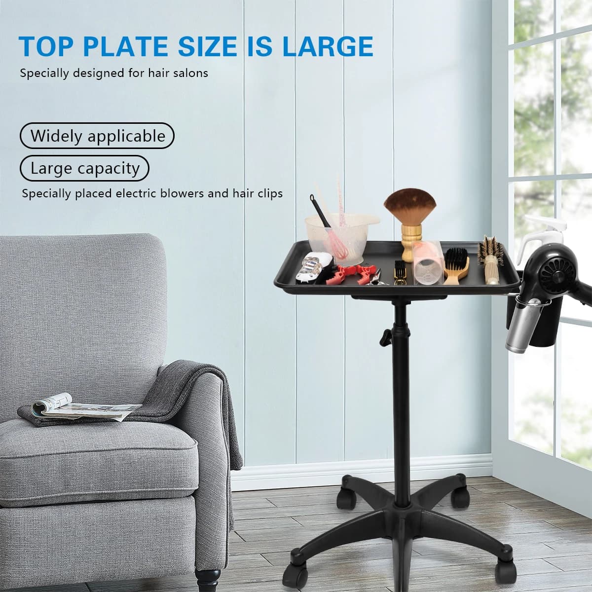 Plateau roulant pour Salon Spa beauté tatouage voiture détails-portable multifonctionnel outil de coiffure support de rangement salon de coiffure