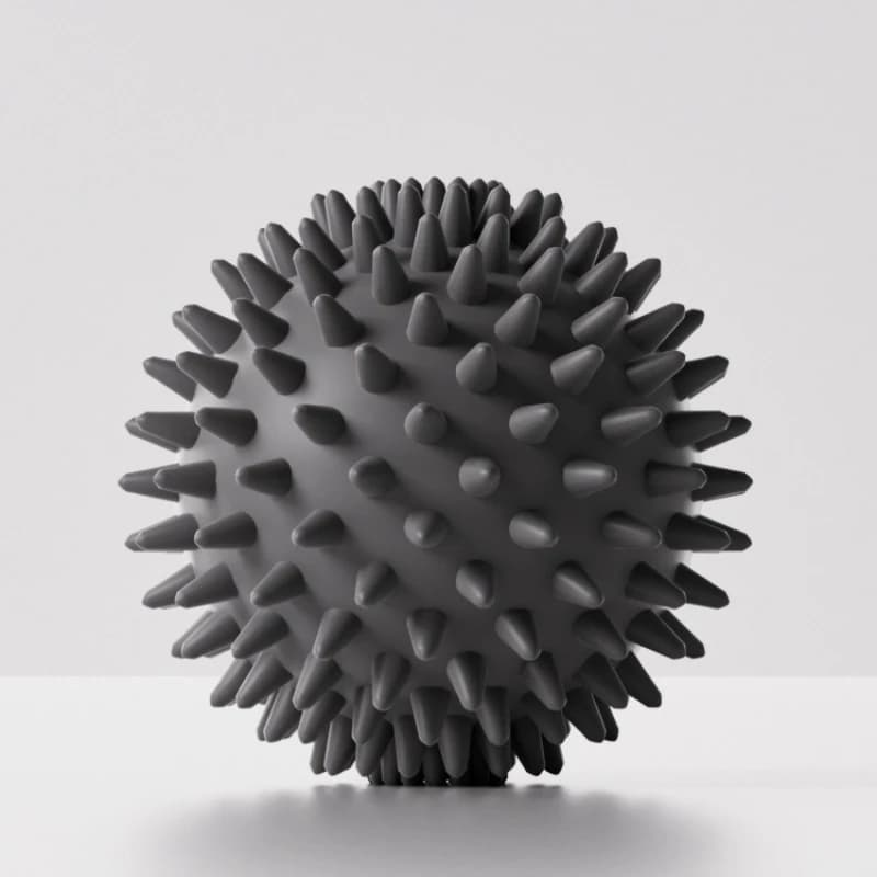 Balle de massage fasciale portable pour la récupération musculaire, le fitness, le yoga, la libération des points de pression, la relaxation myofasciale et le soulagement des douleurs corporelles.
