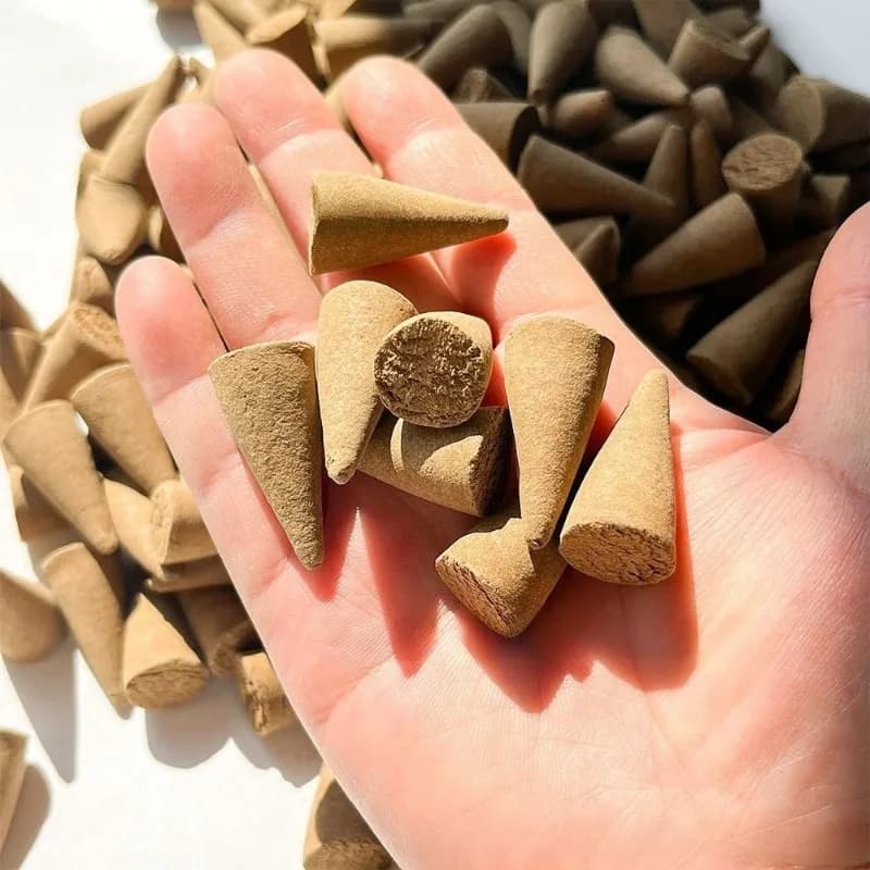 Palo Santo cônes d'encens original fait à la main parfum de maison Yoga méditation tours