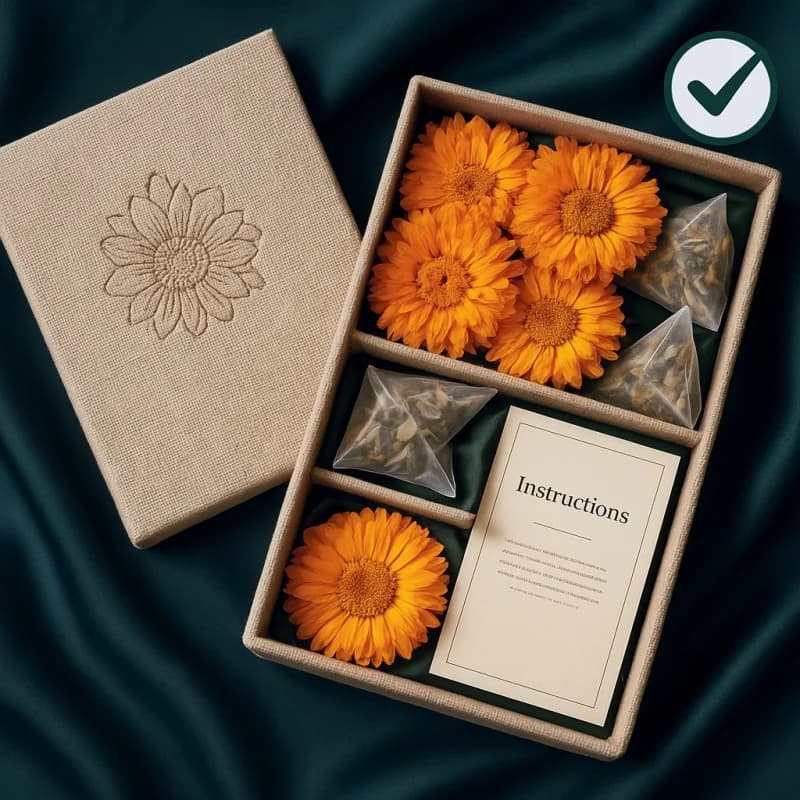 Fleurs de calendula séchées naturelles de qualité supérieure, pétales de souci pour décoration de mariage, fabrication de savon et de bougies, mélange de matériaux artisanaux de fleurs