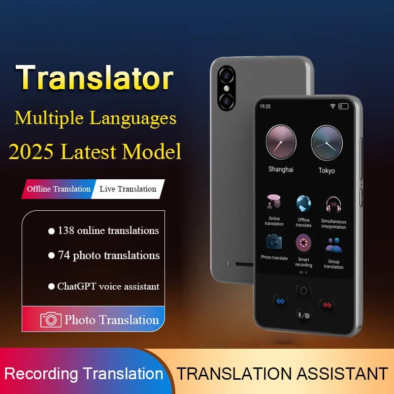 Dispositif de traduction de langue prenant en charge 138 traducteur d'idiomes en tiempo