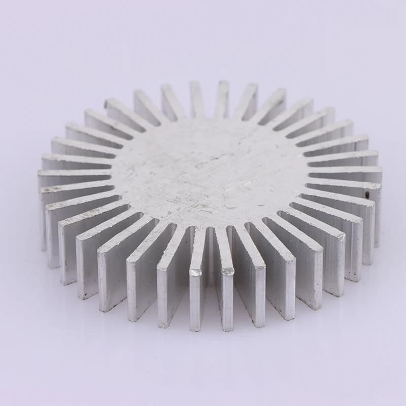 COB-Dissipateur thermique LED en alliage d'aluminium, 50mm de diamètre, 3 ~ 7W, haute puissance