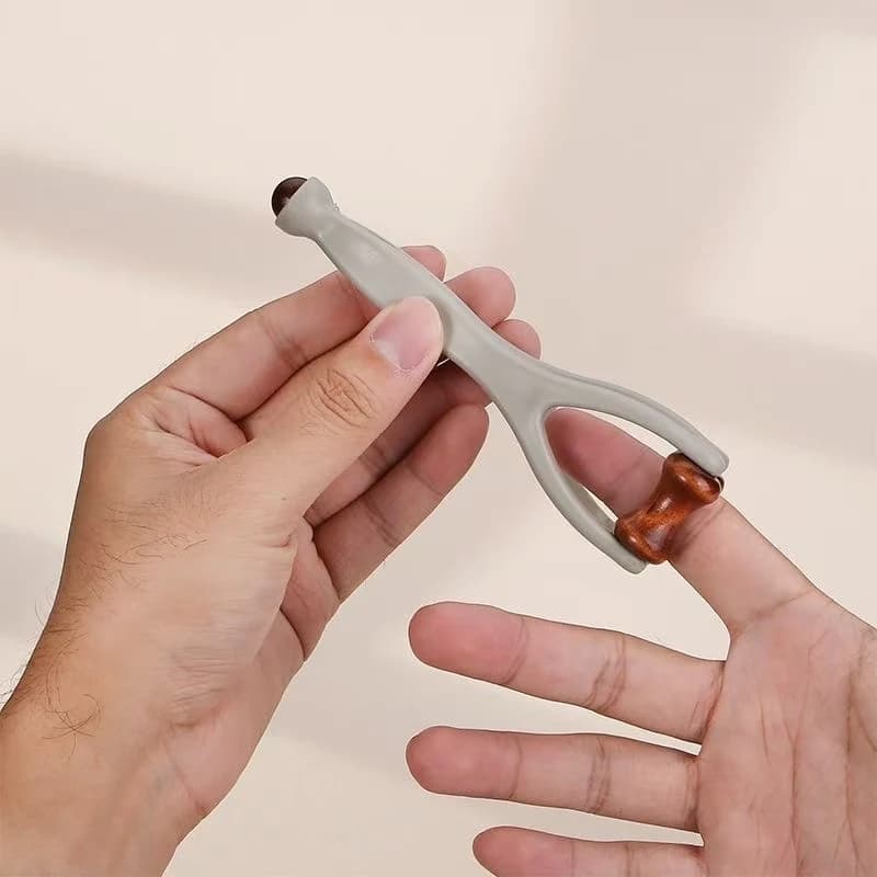 Masseur de doigts à double rangée de rouleaux, facile à utiliser, soulage la fatigue des doigts, favorise la circulation sanguine, masseur de doigts portable