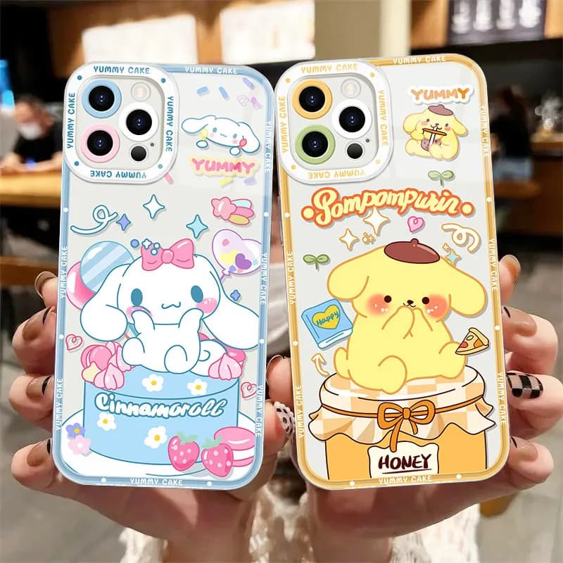 Sanrio – coque cannelle pour Samsung Galaxy A54 A34 A24 A14 A13 A53 A33 A73 A23 A05 A05S A72 A52 A52S A32 A22 A12 A31 A51 A71
