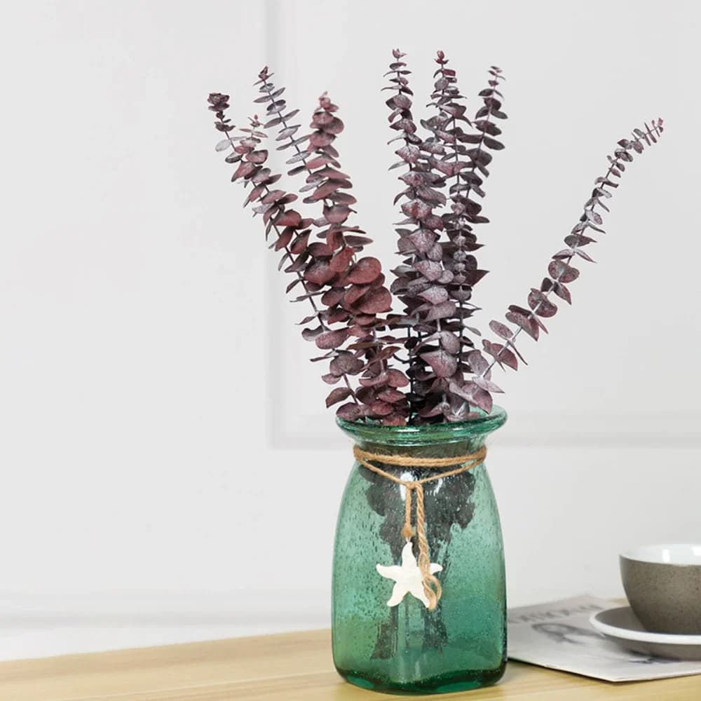 Bouquet de fleurs séchées en feuilles d'eucalyptus, Bouquet de table, fleurs de mariage, décoration de la maison, accessoires pour la maison, plantes de table