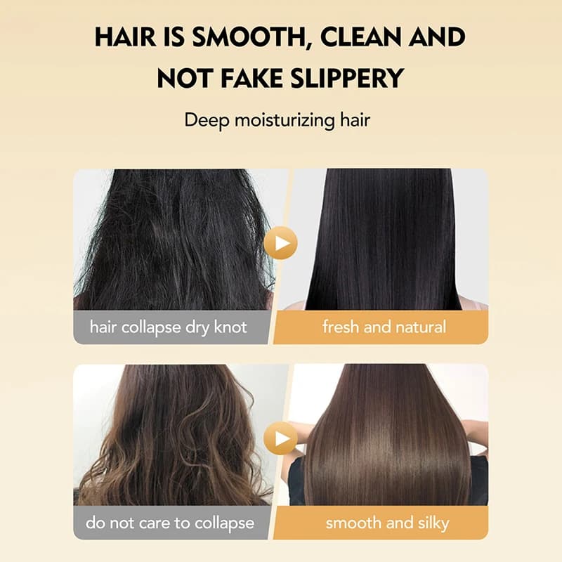 Spray d'huile essentielle pour les soins des cheveux, nourrissant et réparateur, finition lisse et brillante, parfum longue durée, utilisation facile pour tous les types de cheveux