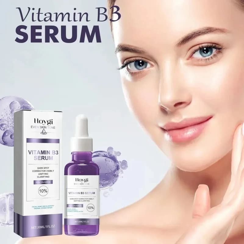 Sérum Anti-rides pour le visage, élimination des taches foncées, Anti-vieillissement, estompe les marques d'acné, ridules lisses, raffermissant, vitamine B3, Essence blanchissante