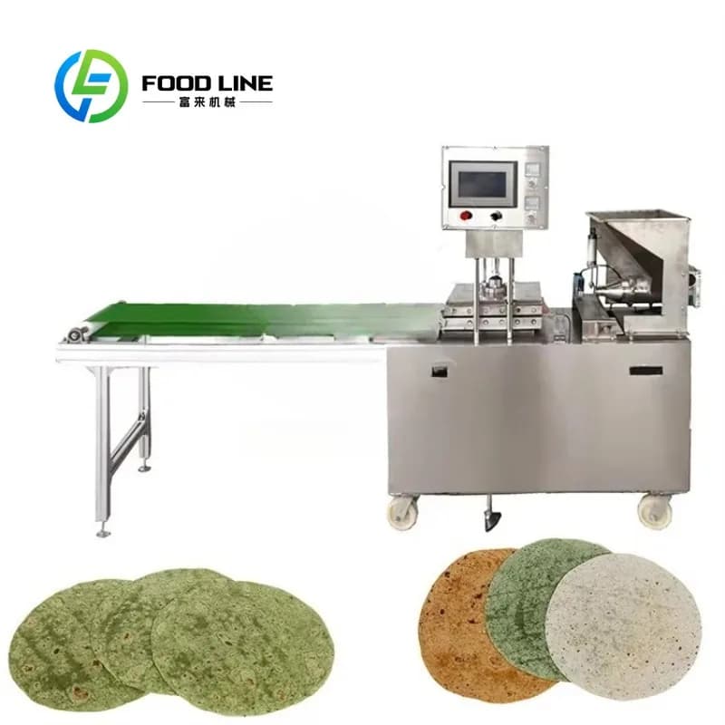 Machine De fabrication De Tortilla De maïs Turque entièrement automatique, 30cm, Roti Chapati, ligne De Production De pain Pita