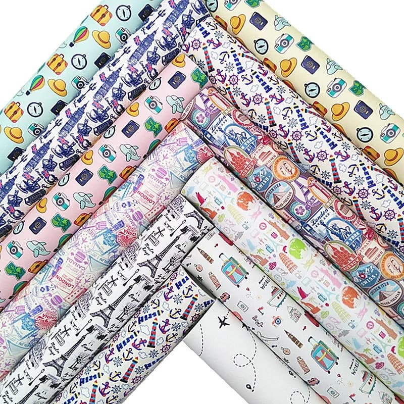 Mini Rouleaux de 30x134cm en Faux Cuir Synthétique Personnalisé