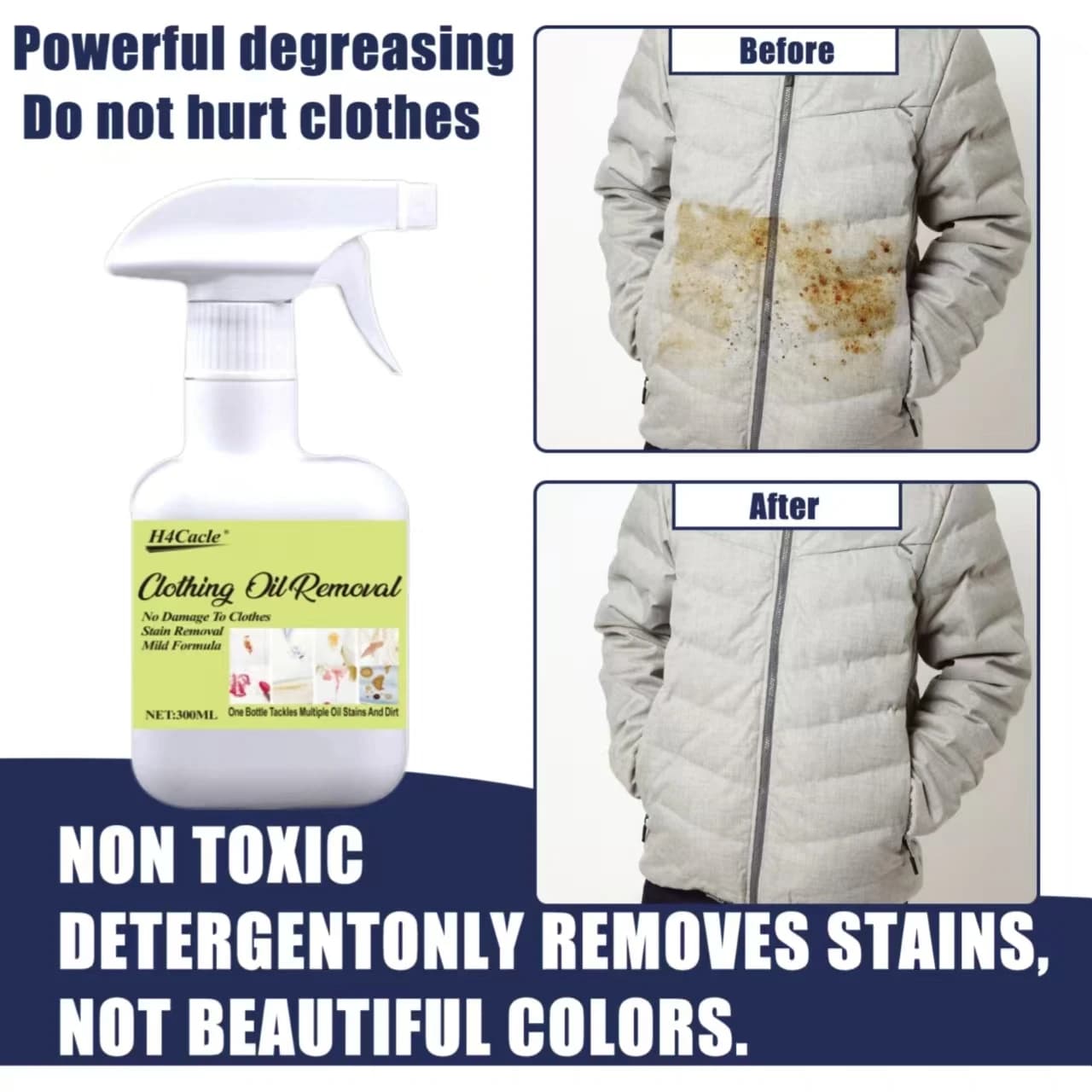 Dissolvant de taches d'huile pour vêtements, nettoyeur de poussière, nettoyage de la saleté tenace, Agent polyvalent, chaussures en tissu, canapé, tapis, dissout l'huile
