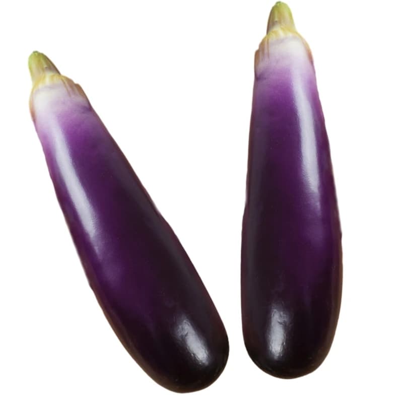 Aubergines en mousse pour photographie