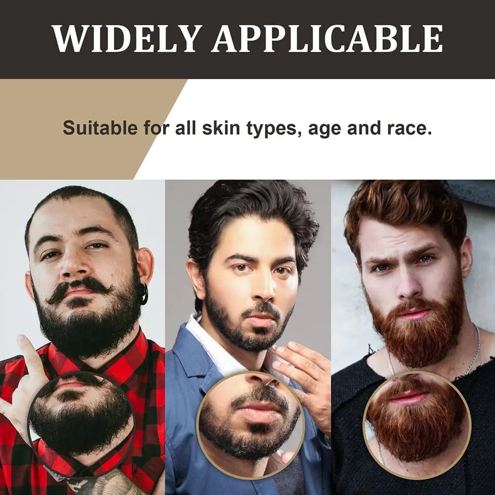 30ml huile de croissance de barbe sérum pour hommes croissance de barbe et toilettage adoucir renforcer le style huile de barbe nourrir huile de soin de barbe