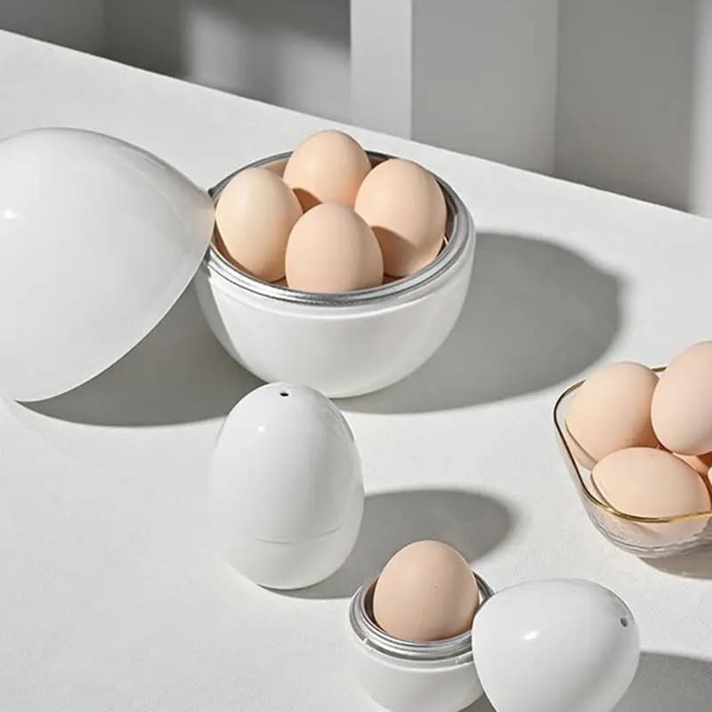 Machine à œufs à micro-ondes, chaudière à œufs, cuiseur à vapeur pour œufs durs et doux, Gadgets de cuisine pour faire bouillir les œufs, outil de cuisson des œufs