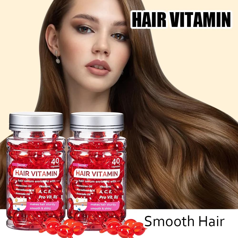 Huile d'argan d'arvazallia pour le traitement des cheveux, traitement et revitalisant, 80 Capsules, réparation des cheveux, huile capillaire Portable adaptée